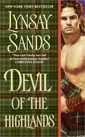 Book cover for "Devil of the Highlands" by Lynsay Sands
