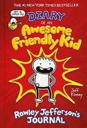 Book cover for "Diary of an Awesome Friendly Kid" by Jeff Kinney