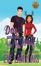 Book cover for "Doe and the Wolf" by Eve Langlais