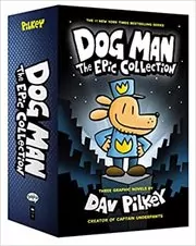 Book cover for "Dog Man" by Dav Pilkey