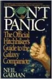 Book cover for "Don't Panic"