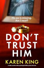 Book cover for "Don't Trust Him" by Karen King