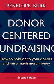 Book cover for "Donor-Centered Fundraising" by Penelope Burk