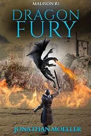 Book cover for "Dragon Fury" by Jonathan Moeller