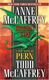 Book cover for "Dragon's Fire" by Todd McCaffrey