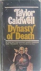 Book cover for "Dynasty of Death" by Taylor Caldwell