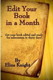 Book cover for "Edit Your Book in a Month" by Eliza Knight