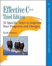 Book cover for "Effective C++" by Scott Meyers