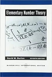 Book cover for "Elementary Number Theory" by David M. Burton
