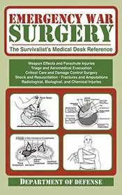 Book cover for "Emergency War Surgery" by Department of Defense