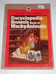 Book cover for "Encyclopedia Brown's Book of Wacky Animals" by Donald J Sobol
