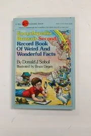 Book cover for "Encyclopedia Brown's Second Record Book of Weird and Wonderful Facts" by Donald J Sobol