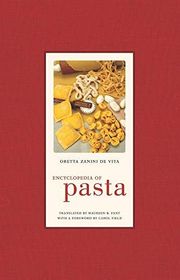 Book cover for "Encyclopedia of Pasta" by Oretta Zanini De Vita