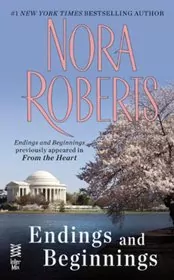 Book cover for "Endings and Beginnings" by Nora Roberts