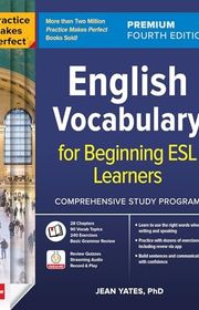Book cover for "English Vocabulary for Beginning ESL Learners" by Jean Yates