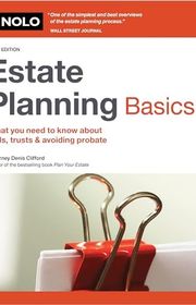 Book cover for "Estate Planning Basics" by Denis Clifford