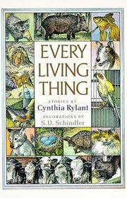 Book cover for "Every Living Thing" by Cynthia Rylant