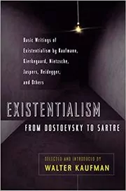 Book cover for "Existentialism" by Walter Kaufmann