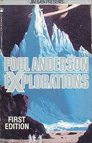 Book cover for "Explorations" by Poul Anderson