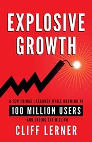 Book cover for "Explosive Growth" by Cliff Lerner