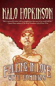 Book cover for "Falling in Love with Hominids" by Nalo Hopkinson