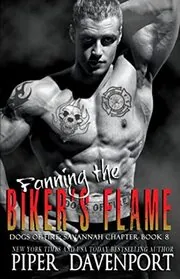Book cover for "Fanning the Biker's Flame" by Piper Davenport