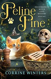 Book cover for "Feline Fine" by Corrine Winters