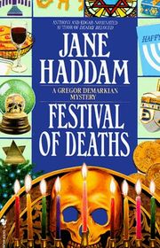 Book cover for "Festival of Deaths" by Jane Haddam