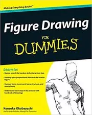 Book cover for "Figure Drawing For Dummies" by Kensuke Okabayashi