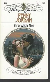 Book cover for "Fire with Fire / Blackmailed by the Vengeful Tycoon" by Penny Jordan