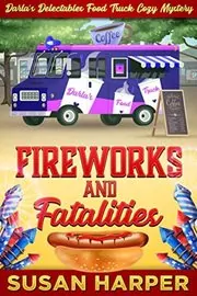 Book cover for "Fireworks and Fatalities" by Susan Harper