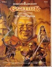 Book cover for "Five Shires" by Ed Greenwood