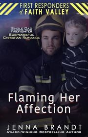 Book cover for "Flaming Her Affection" by Jenna Brandt