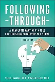 Book cover for "Following Through" by Steve Levinson