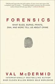 Book cover for "Forensics" by Val McDermid