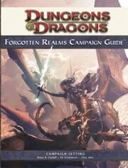 Book cover for "Forgotten Realms Campaign Guide" by Ed Greenwood