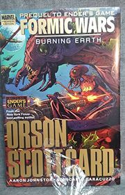 Book cover for "Formic Wars: Burning Earth" by Orson Scott Card