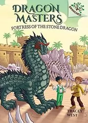 Book cover for "Fortress of the Stone Dragon" by Tracey West