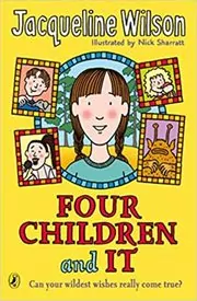 Book cover for "Four Children and It"