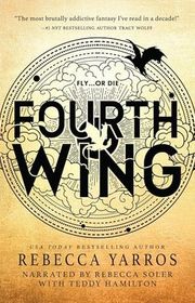 Book cover for "Fourth Wing" by Rebecca Yarros