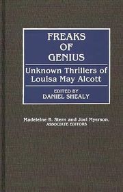 Book cover for "Freaks of Genius" by Louisa May Alcott