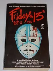 Book cover for "Friday the 13th, Part 3 3-D" by Michael Avallone