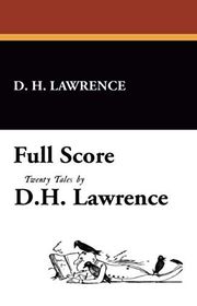 Book cover for "Full Score" by DH Lawrence