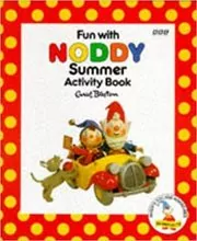 Book cover for "Fun With Noddy" by Enid Blyton