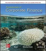 Book cover for "Fundamentals of Corporate Finance" by Stephen Ross