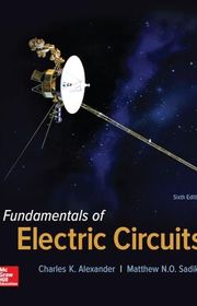 Book cover for "Fundamentals of Electric Circuits" by Charles K. Alexander and Matthew N. O. Sadiku