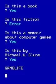 Book cover for "Gamelife" by Michael W. Clune