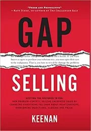 Book cover for "Gap Selling" by Keenan