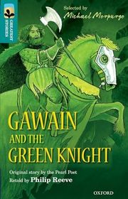 Book cover for "Gawain and the Green Knight" by Philip Reeve