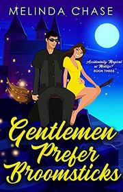 Book cover for "Gentlemen Prefer Broomsticks" by Melinda Chase